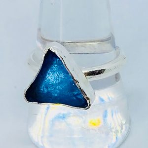 Sea glass ring